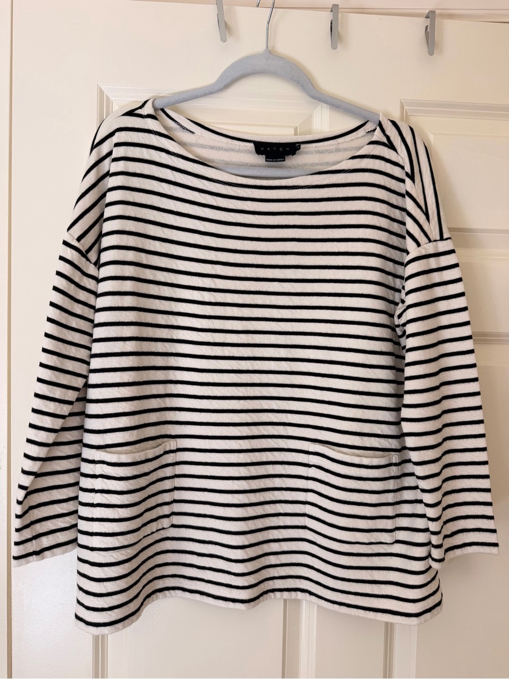 Hatch Collection Maternity Striped Tunic Shirt